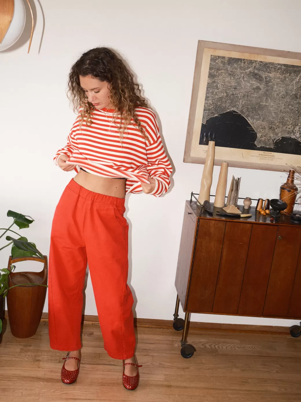 Best Lisa Says Gah Arc Pants - Crayon Red CrayonRed