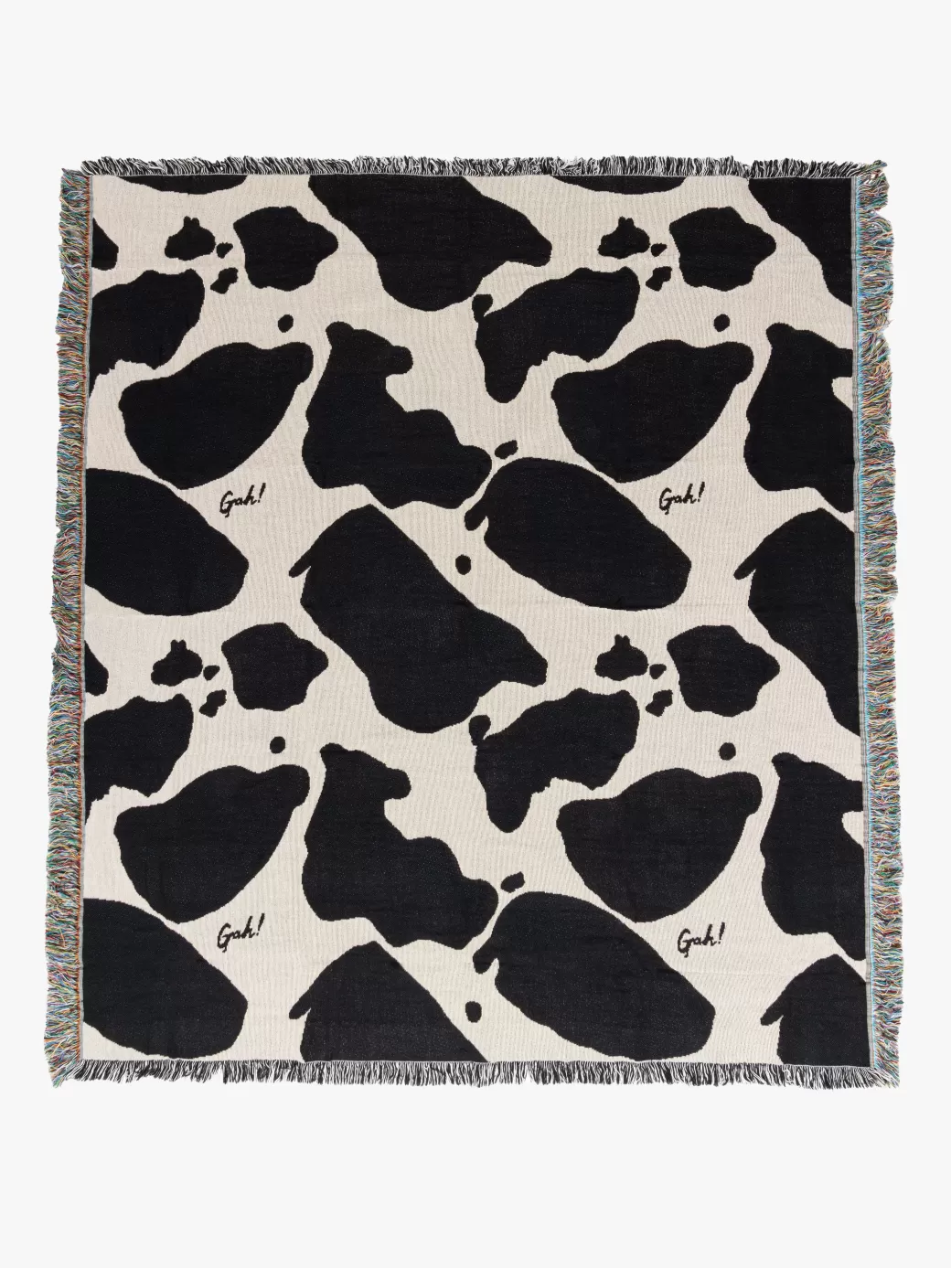 Cheap Lisa Says Gah Archie Throw Blanket - Cow