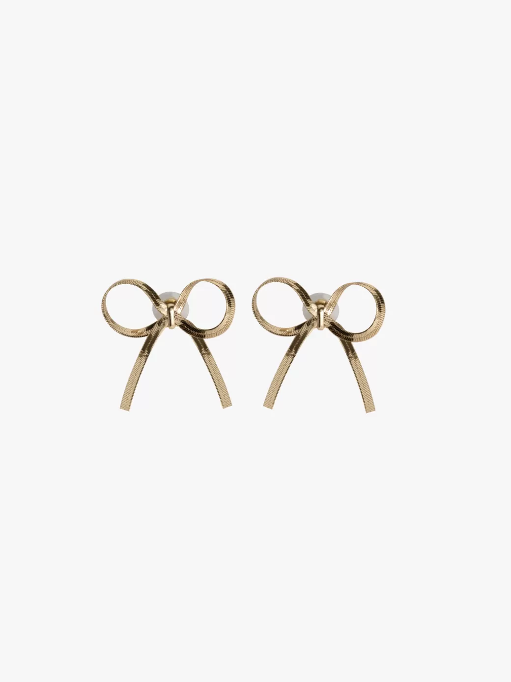 Cheap Lisa Says Gah Bows Earrings - Gold