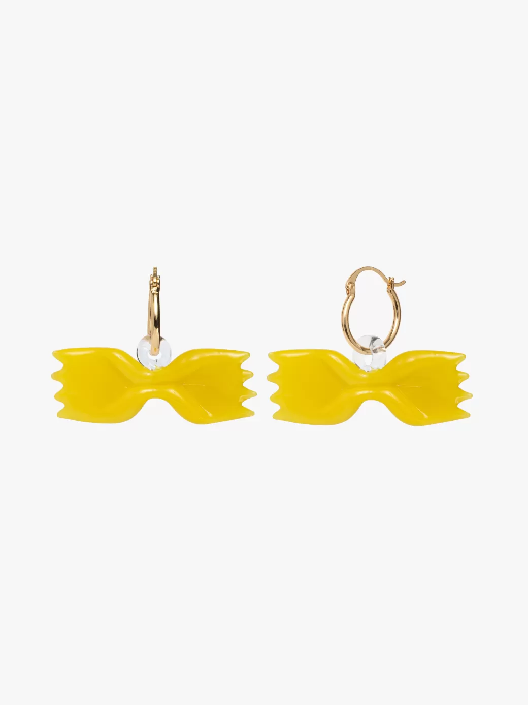 Cheap Lisa Says Gah Bowtie Pasta Hoops - Yellow