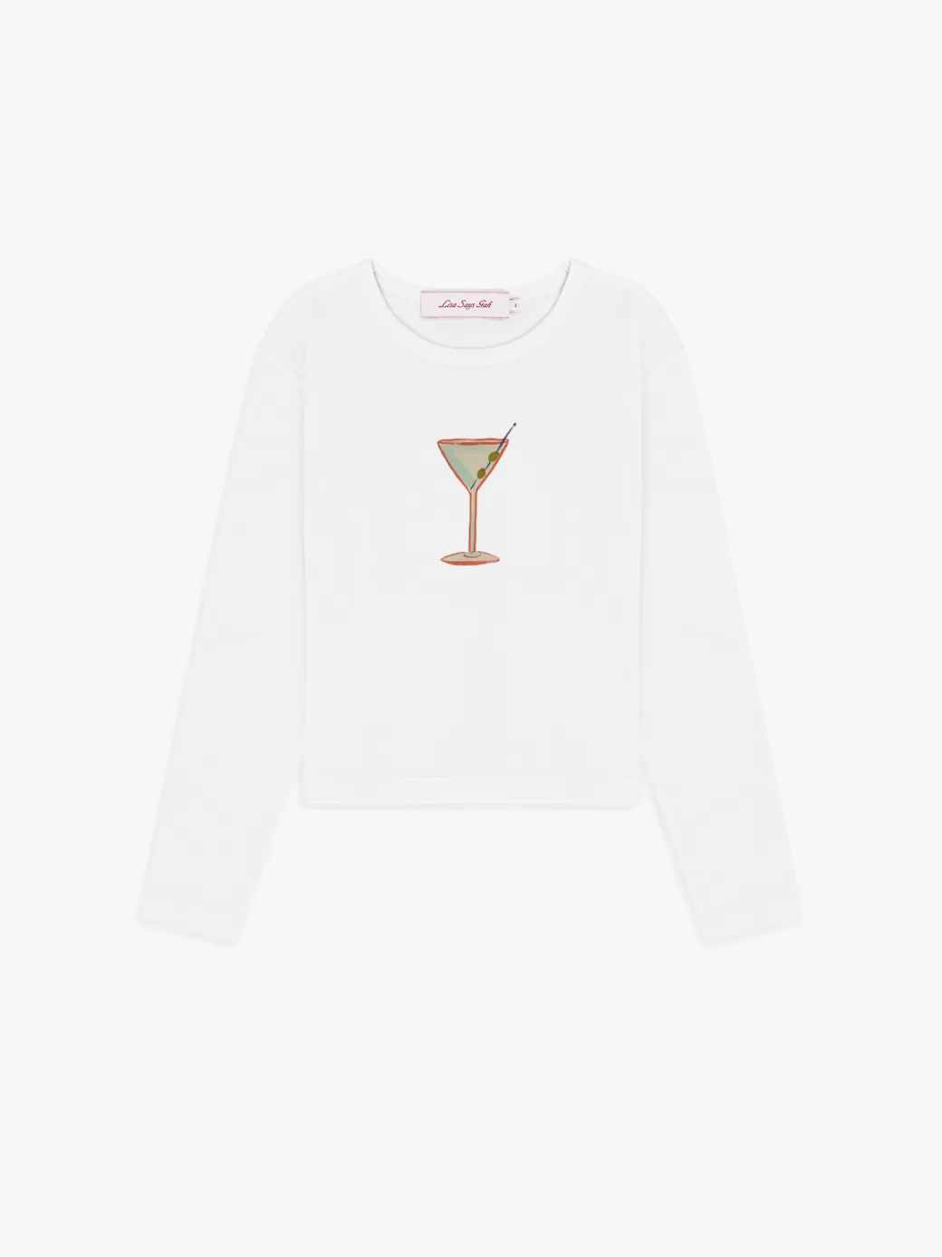 Best Sale Lisa Says Gah Dana Long Sleeve Tee - Martini