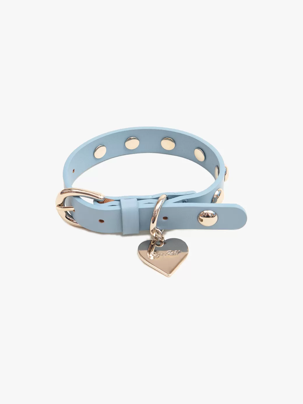 Discount Lisa Says Gah Dog Stud Collar - Powder Blue PowderBlue