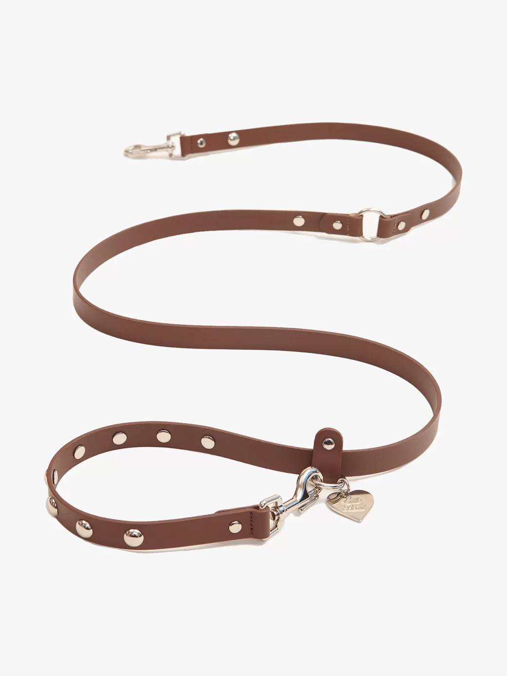 Shop Lisa Says Gah Dog Stud Leash - Brown