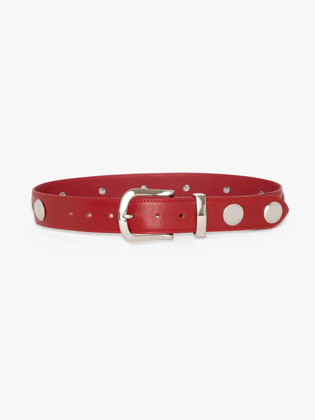 Online Lisa Says Gah Emery Grommet Belt - Scarlet