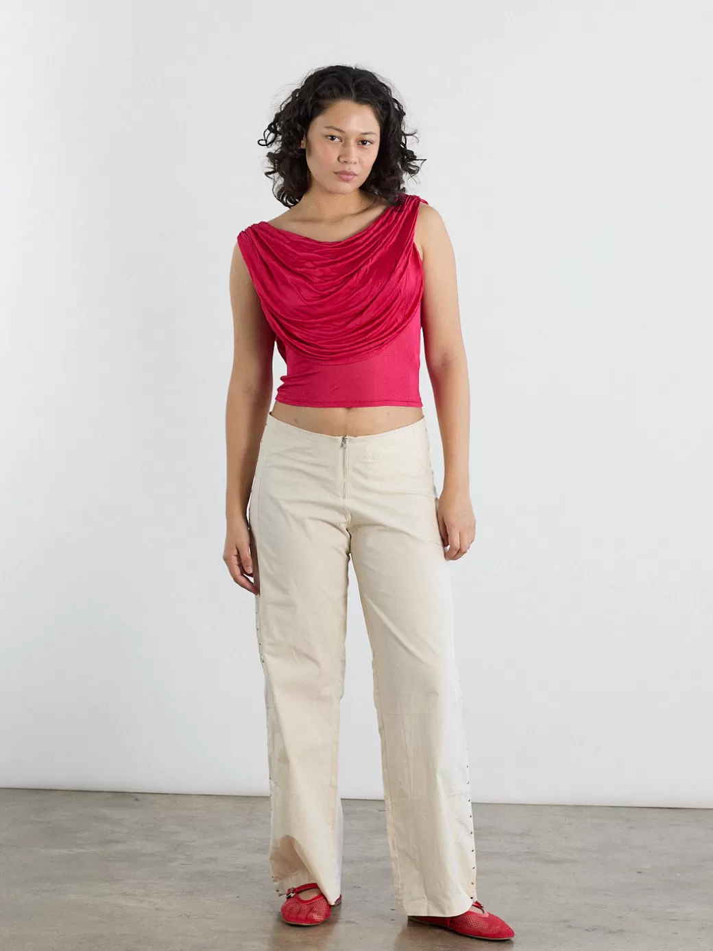 New Lisa Says Gah Ete Pant - Cream