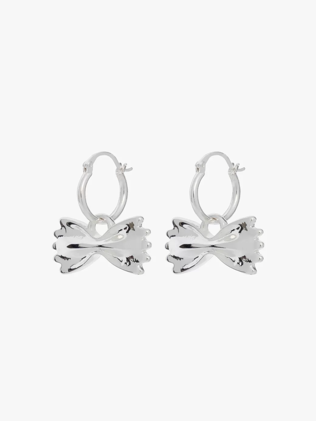 Discount Lisa Says Gah Farfalle Hoops - Silver