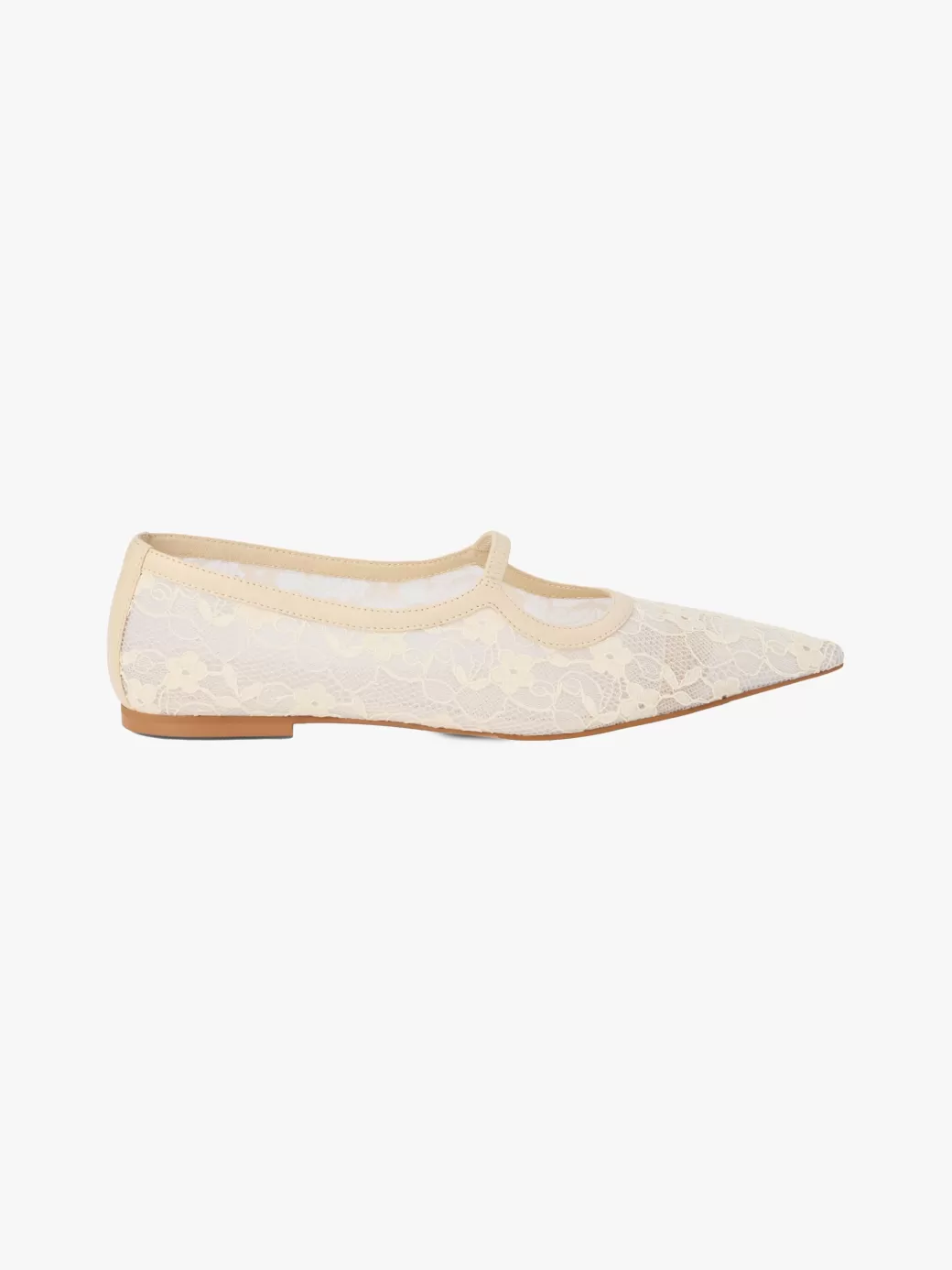 Flash Sale Lisa Says Gah Fleur Lace Flat - Ivory