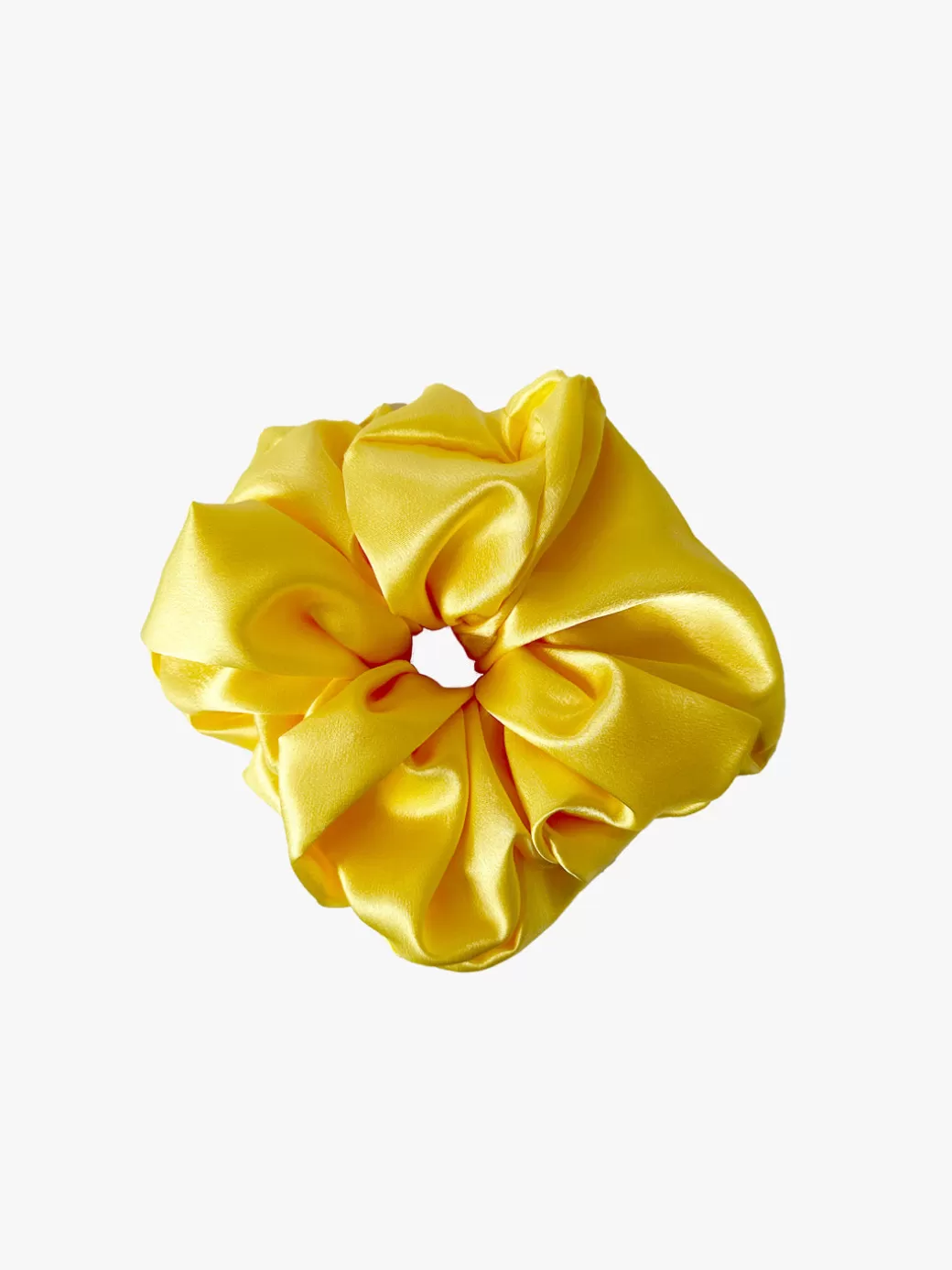 Clearance Lisa Says Gah Giant Satin Scrunchie - Daffodil DFL