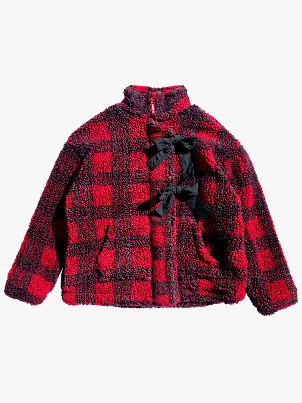 Fashion Lisa Says Gah Ingrid Borg Jacket - Red Plaid RedPlaid