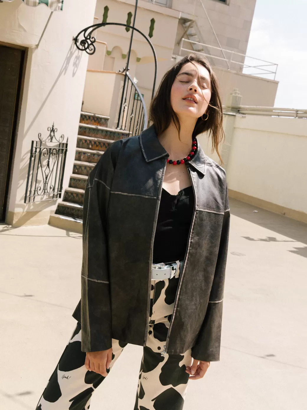 Discount Lisa Says Gah Macey Jacket - Vintage Black VB