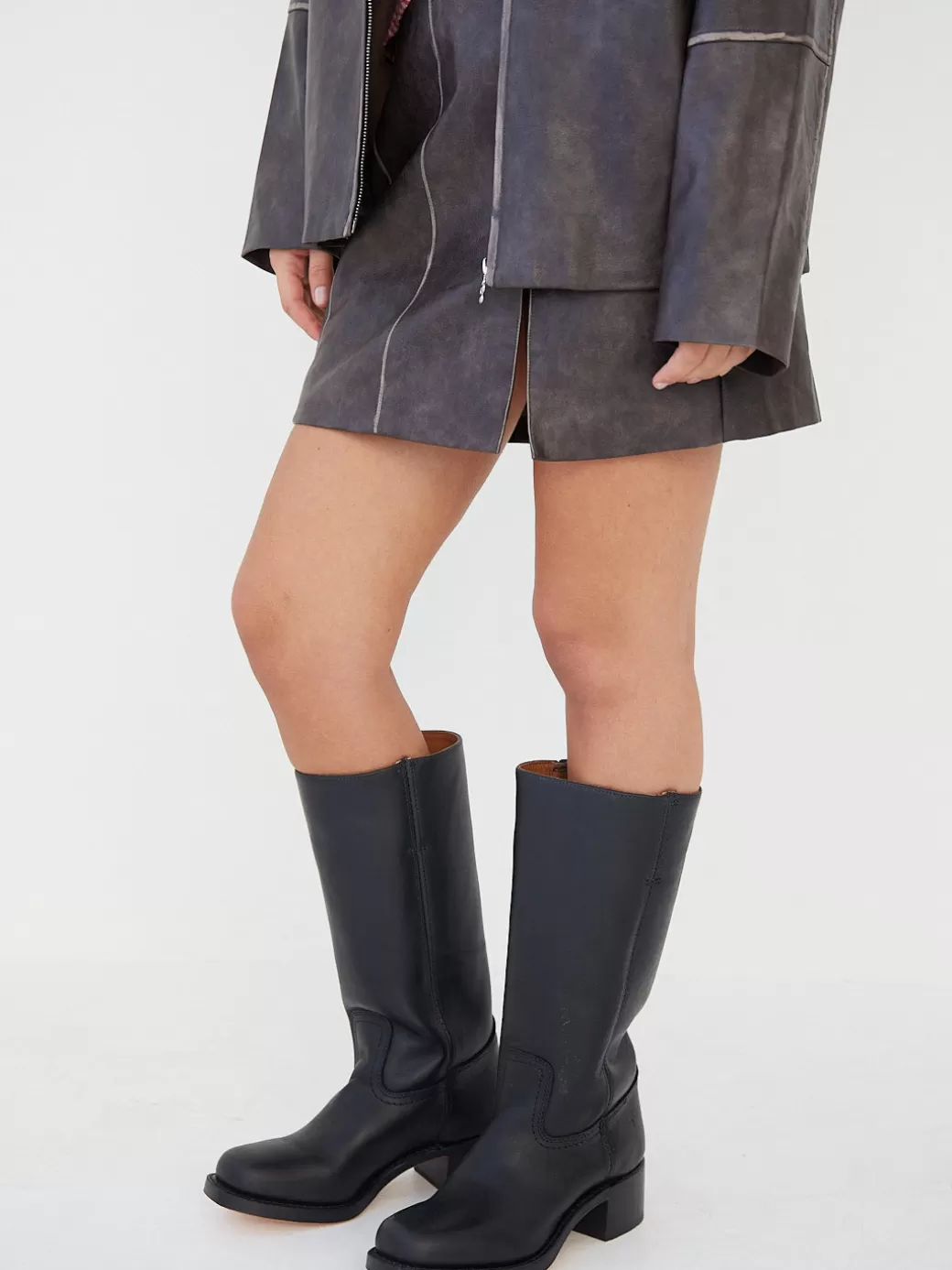 Cheap Lisa Says Gah Macey Skirt - Vintage Black VintageBlack