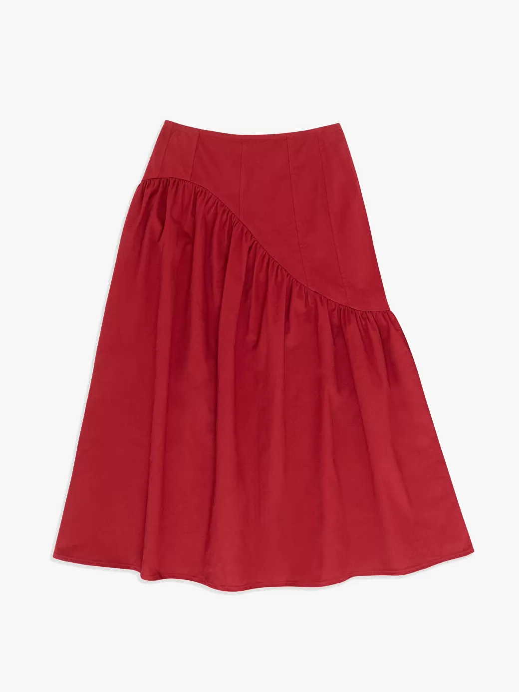 Fashion Lisa Says Gah Maeve Midi Skirt - Merlot